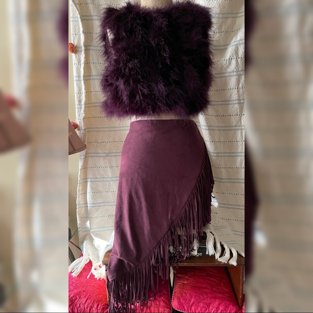 Faux fur vest